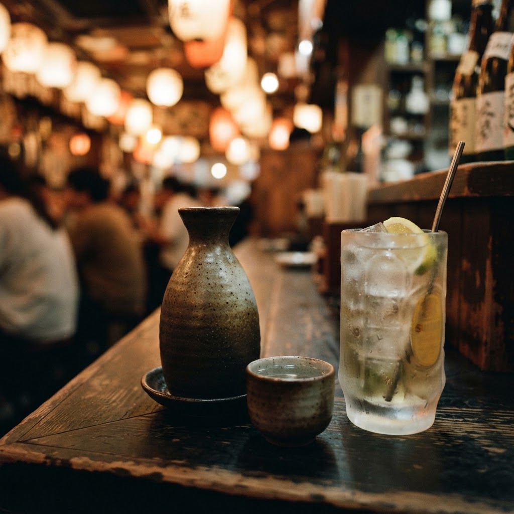 日本酒とハイボール